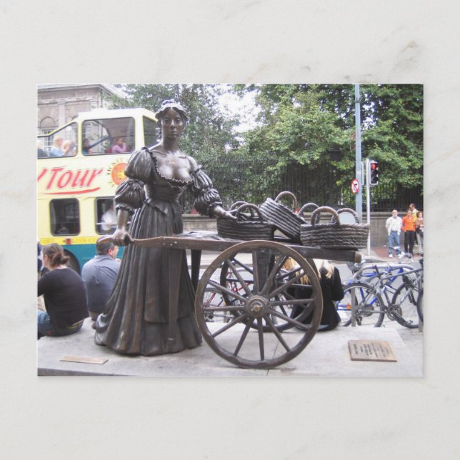 Carte postale Molly Malone, Dublin, Irlande (Devant)
