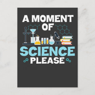 Carte Postale Moment de science drôle Chimie Scientifique Enseig