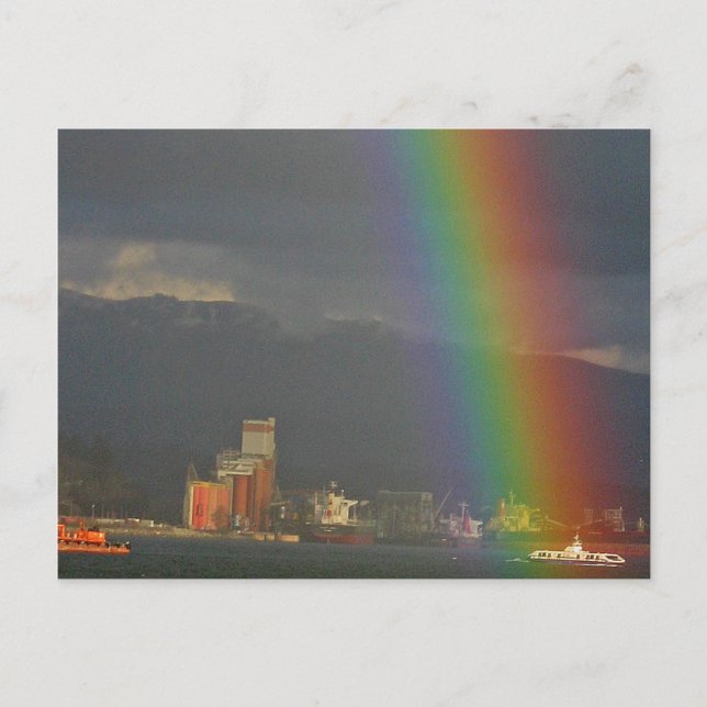 Carte postale Moment Vancouver-Rainbow (Devant)