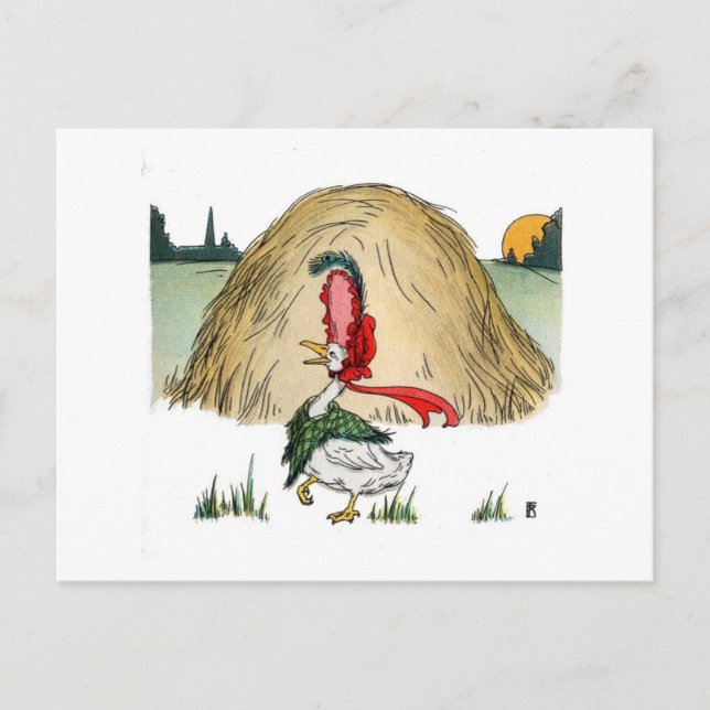 Carte Postale Momma Goose vintage (Devant)