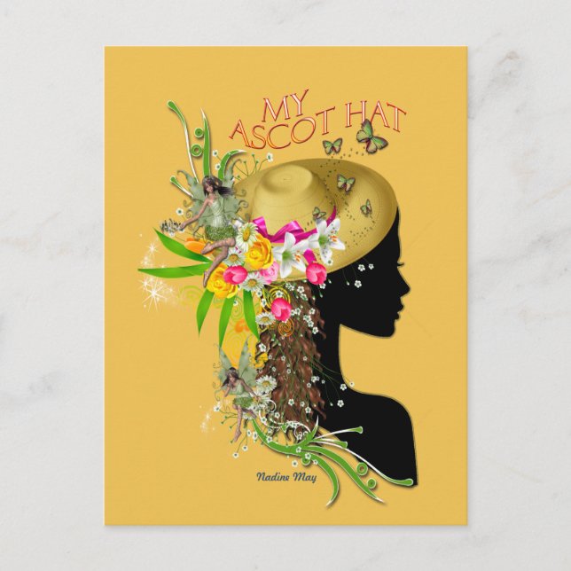 Carte Postale Mon Casquette Ascot (Devant)