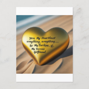 Carte Postale Mon Coeur, Mon Tout—Mon Éternelle Petite Amie