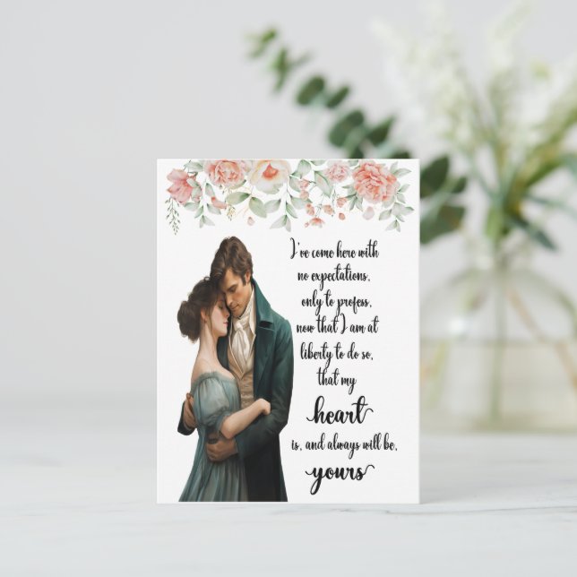 Carte Postale Mon Coeur Sera Toujours Votre Sens Et Votre Sensib (Debout devant)