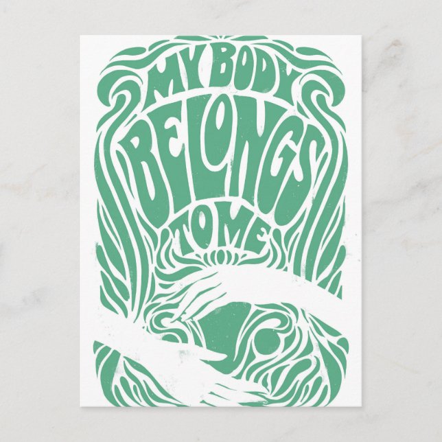 Carte Postale Mon Corps M'Appartient (Devant)