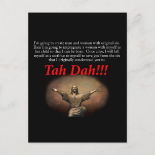 Carte Postale Mon Dieu. Tah Dah ! ! !