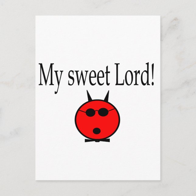 Carte Postale Mon engrenage Sweet Lord (Devant)