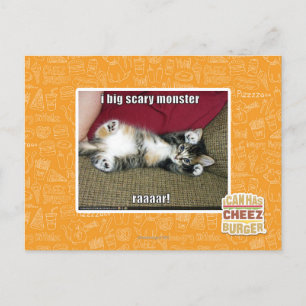 Carte Postale Mon grand monstre effrayant