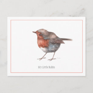 Carte postale 'Mon Petit Robin'