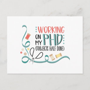 Carte Postale Mon PHD