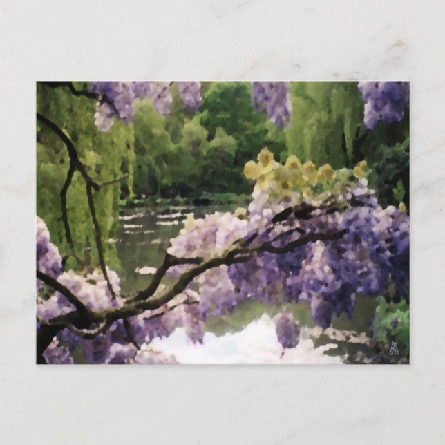Carte Postale Mon printemps à Giverny (Devant)