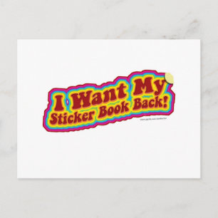 Carte Postale Mon Stickerbook