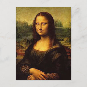 Carte Postale Mona Lisa