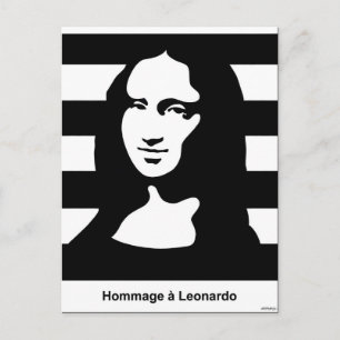 Carte Postale Mona Lisa