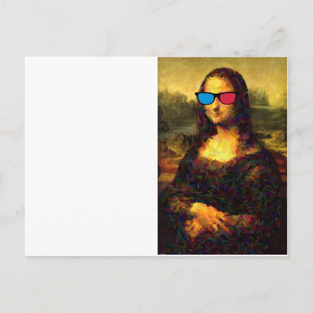 Carte Postale mona lisa (Devant)