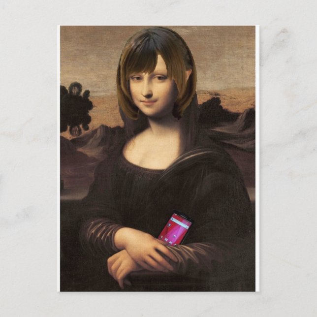 Carte Postale Mona Lisa (Devant)