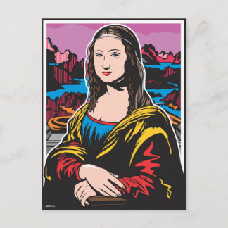 Carte Postale Mona Lisa