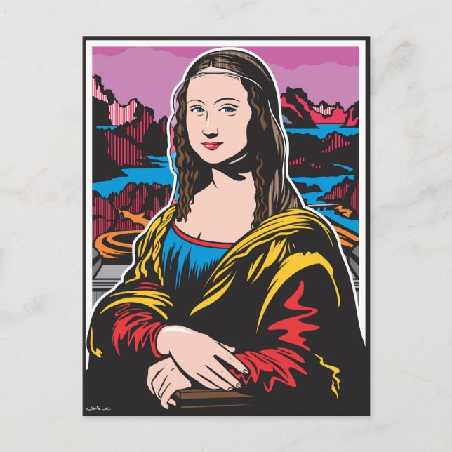 Carte Postale Mona Lisa (Devant)