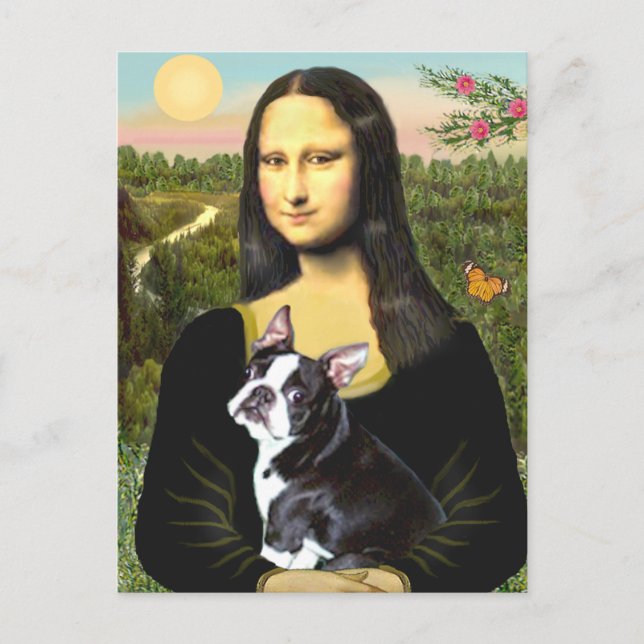 Carte Postale Mona Lisa - Boston T #4 (Devant)