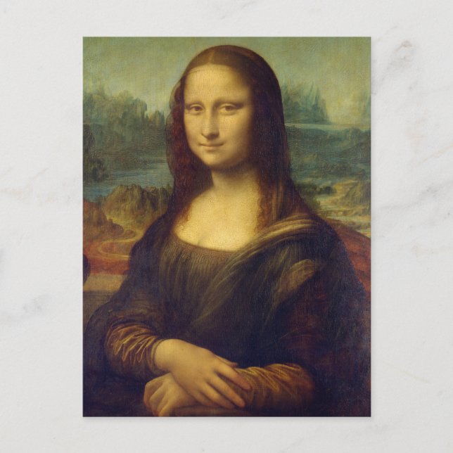 Carte Postale Mona Lisa by Leonardo Da Vinci (Devant)