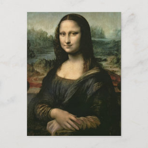 Carte Postale Mona Lisa, c.1503-6