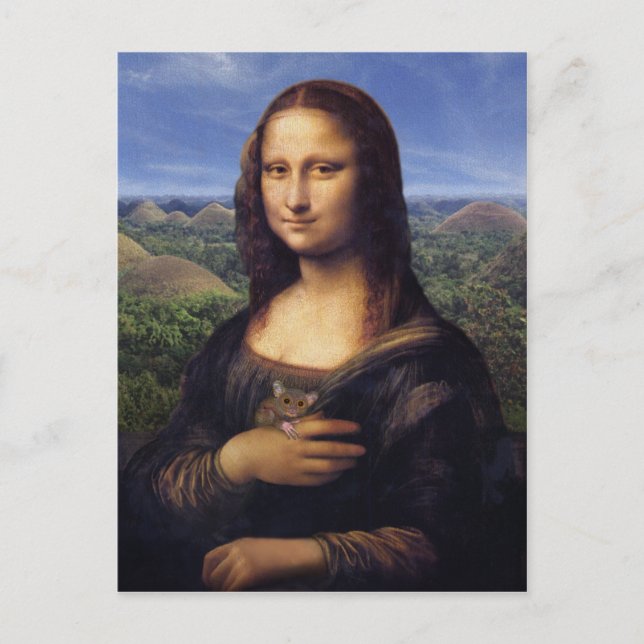 Carte Postale Mona Lisa de Bohol (Devant)