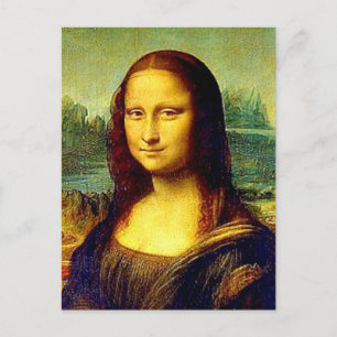 Carte Postale Mona Lisa de Da Vinci, Art, Art
