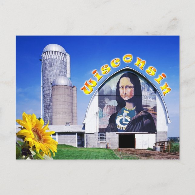 Carte Postale Mona Lisa Grange, Wisconsin (Devant)
