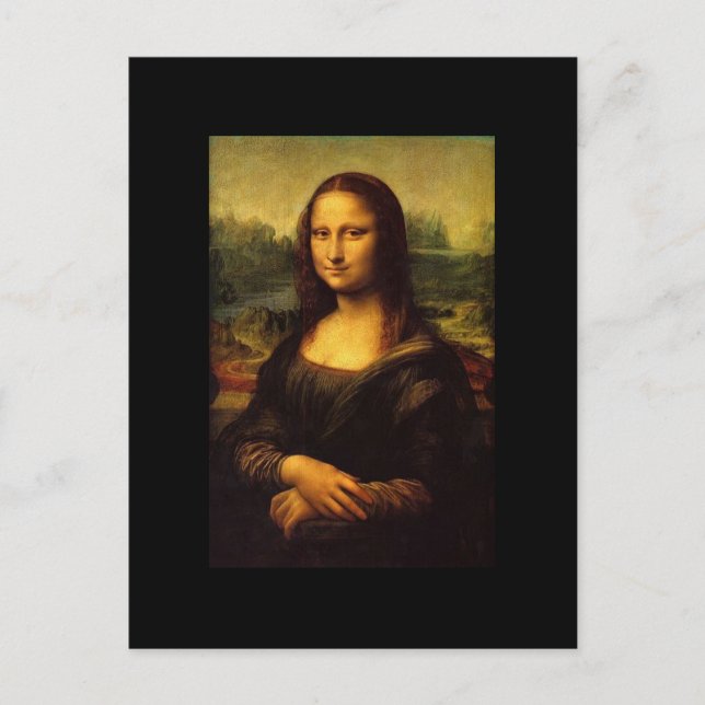 Carte Postale Mona Lisa par Leonardo DE Vinici (Devant)