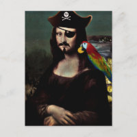 Mona Lisa Pirate avec Moustache