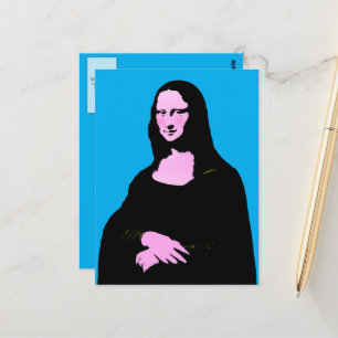 Carte Postale Mona Lisa Pop Art 