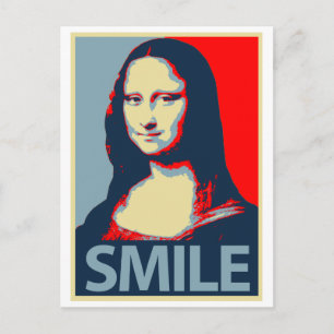 Carte Postale Mona Lisa Smile