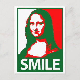 Carte Postale Mona Lisa Smile
