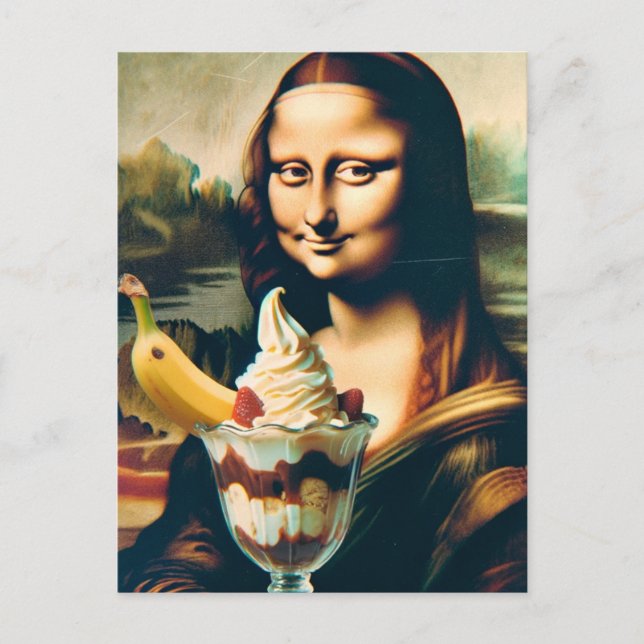 Carte Postale Mona Smile Glace Cream Sundae (Devant)