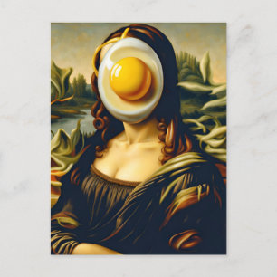 Carte Postale Mona Sunnyside Up Oeuf drôle