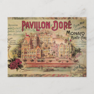 Carte Postale Monaco Fancy Côte d'Azur Vintage France