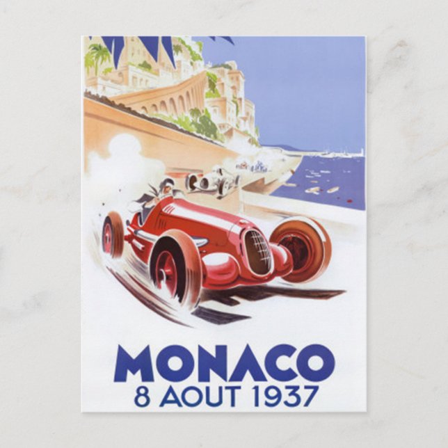 Carte Postale Monaco vintage - (Devant)
