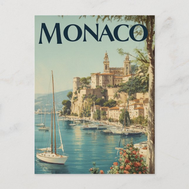 Carte Postale Monaco vintage (Devant)