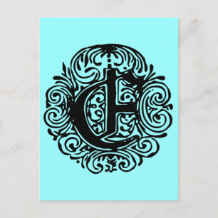 Carte Postale Monarchie "E"