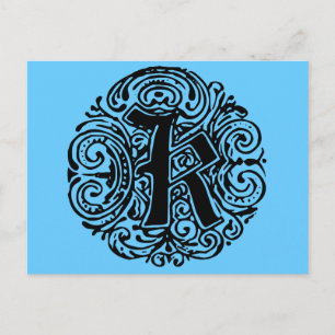 Carte Postale Monarchie "K"