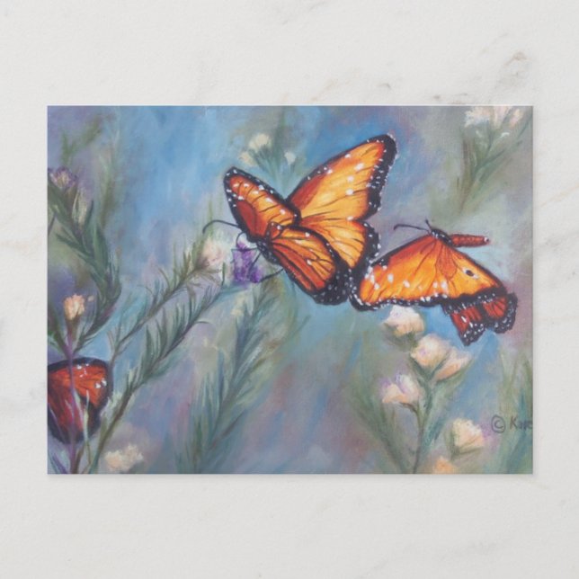 Carte Postale Monarques dansants (Devant)