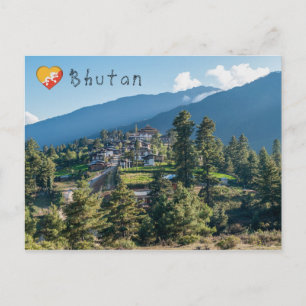 Carte Postale Monastère bouddhiste de Gangtey Goemba, Bhoutan ce