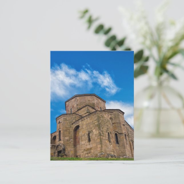 Carte Postale Monastère de Jvary Géorgie (Debout devant)