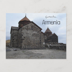 Carte Postale Monastère de la péninsule de Sevan Arménie