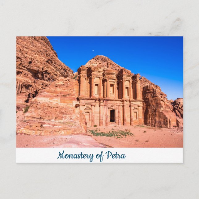 Carte Postale Monastère de Pétra (Devant)
