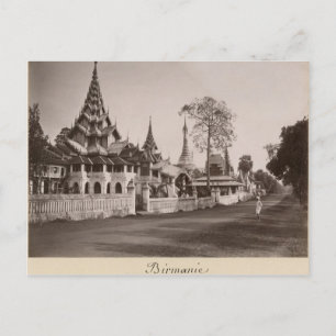 Carte Postale Monastère de Wayzayanda et pagodes à Moulmein