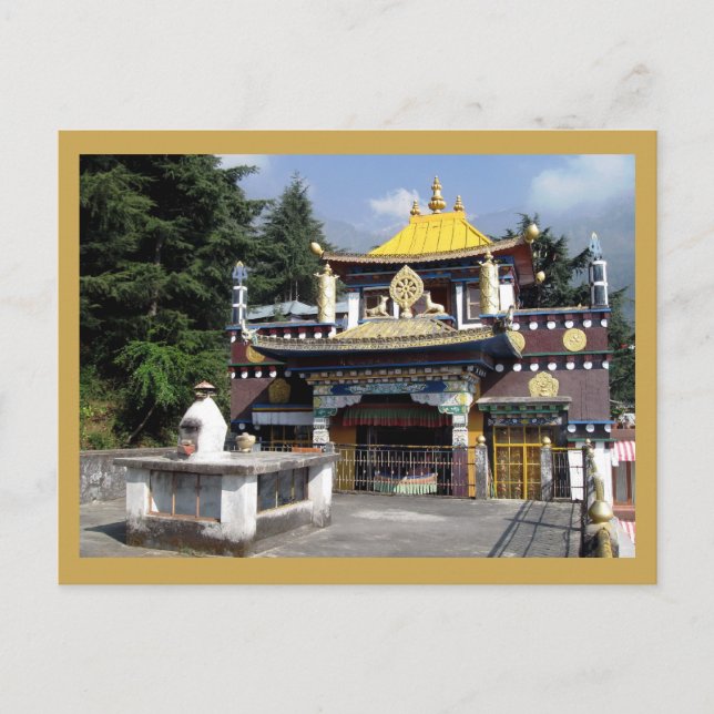 Carte Postale Monastère de Zilnon Kagyeling Nyingma (Devant)