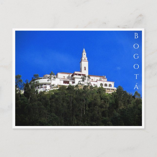 Carte Postale monastère monserrate bogota (Devant)