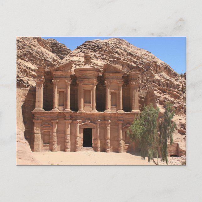 Carte Postale monastère petra tree (Devant)