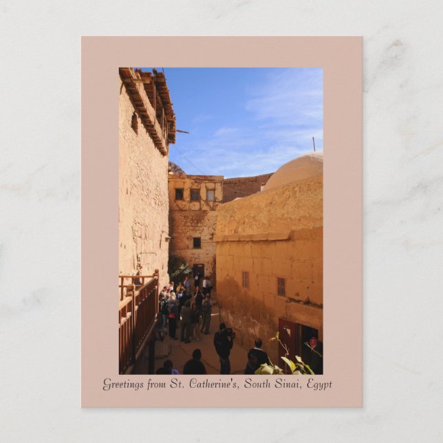 Carte Postale Monastère Sainte-Catherine, Sud Sinaï, Egypte (Devant)