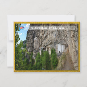 Carte Postale MONASTÈRES SERBES - L'ermitage de St. Sava